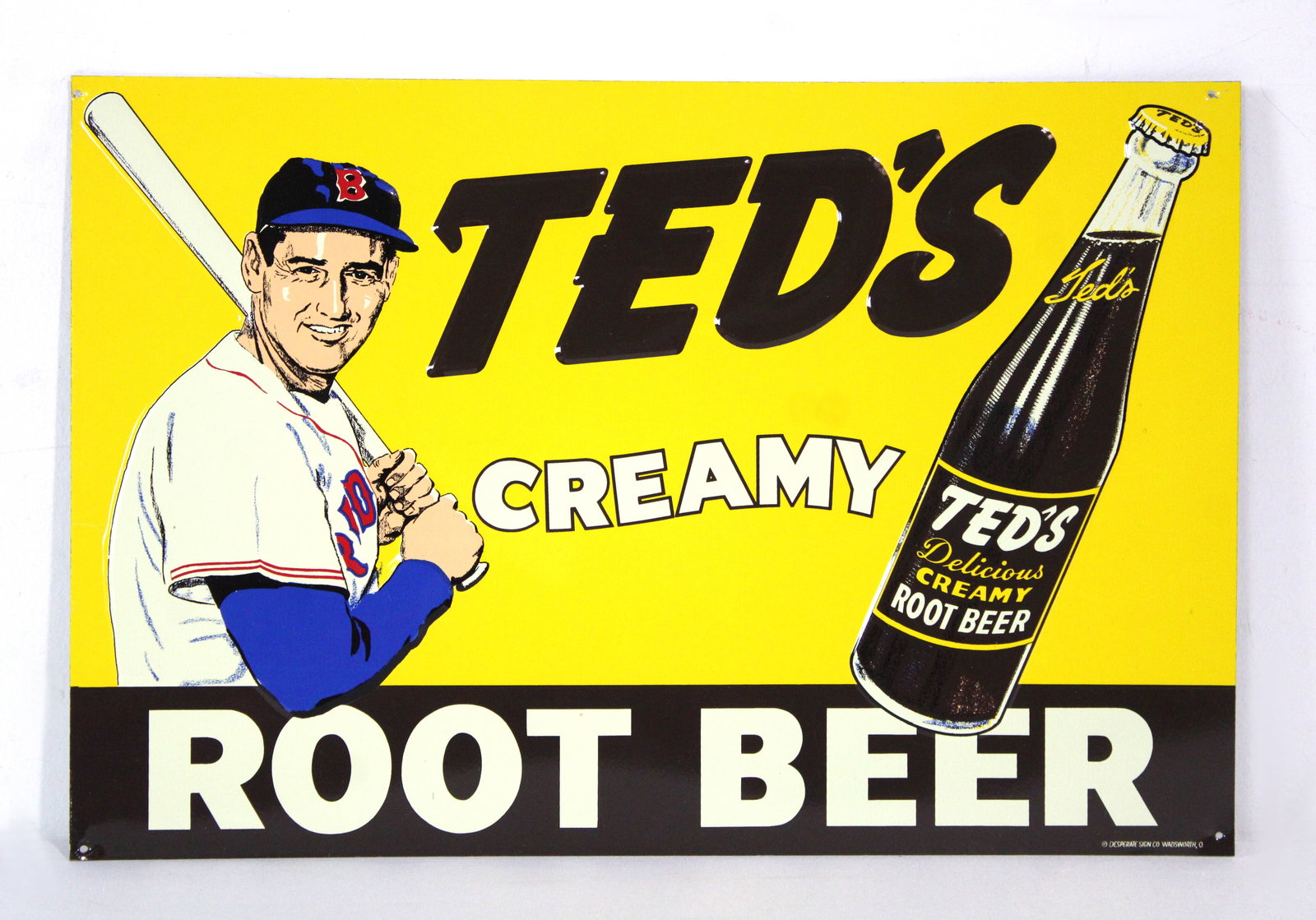 Ted's Root Beer Embossed Sign, Contemporary (1 of 1)