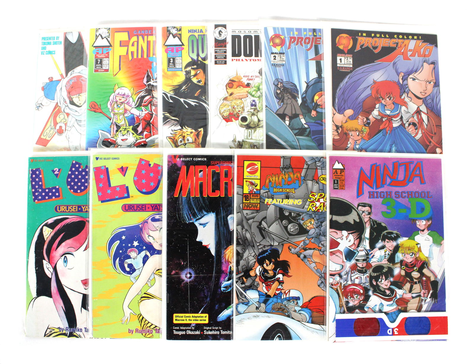 Manga Comic Lot incl. Ninja High School 3-D w/ Glasses (1 of 1)