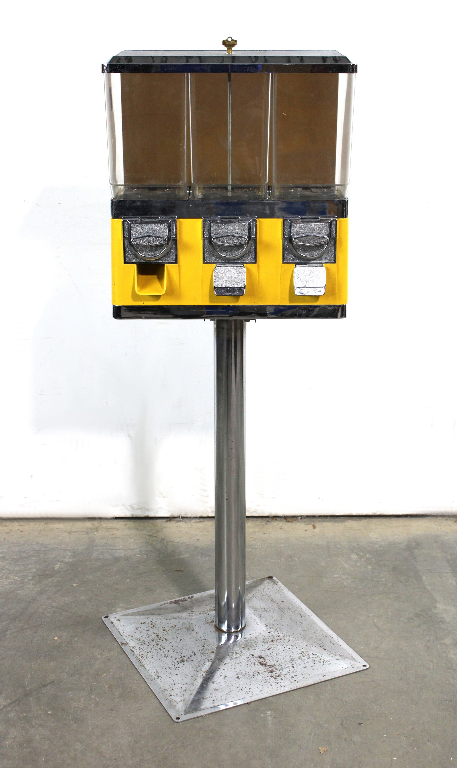 Coin Operated Gumball Machines on Stand (1 of 1)