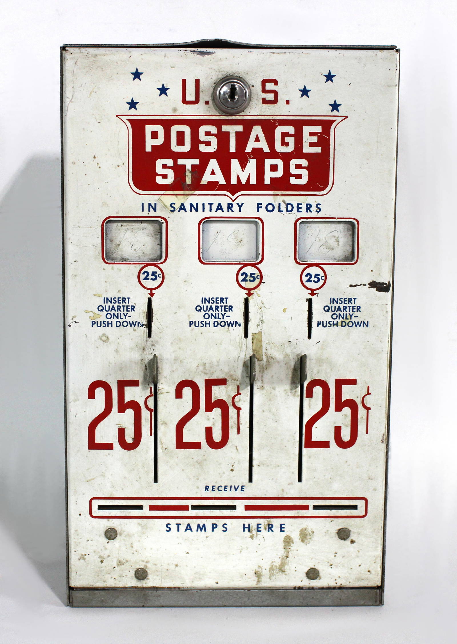 Coin Operated Postage Stamp Vendor Auction