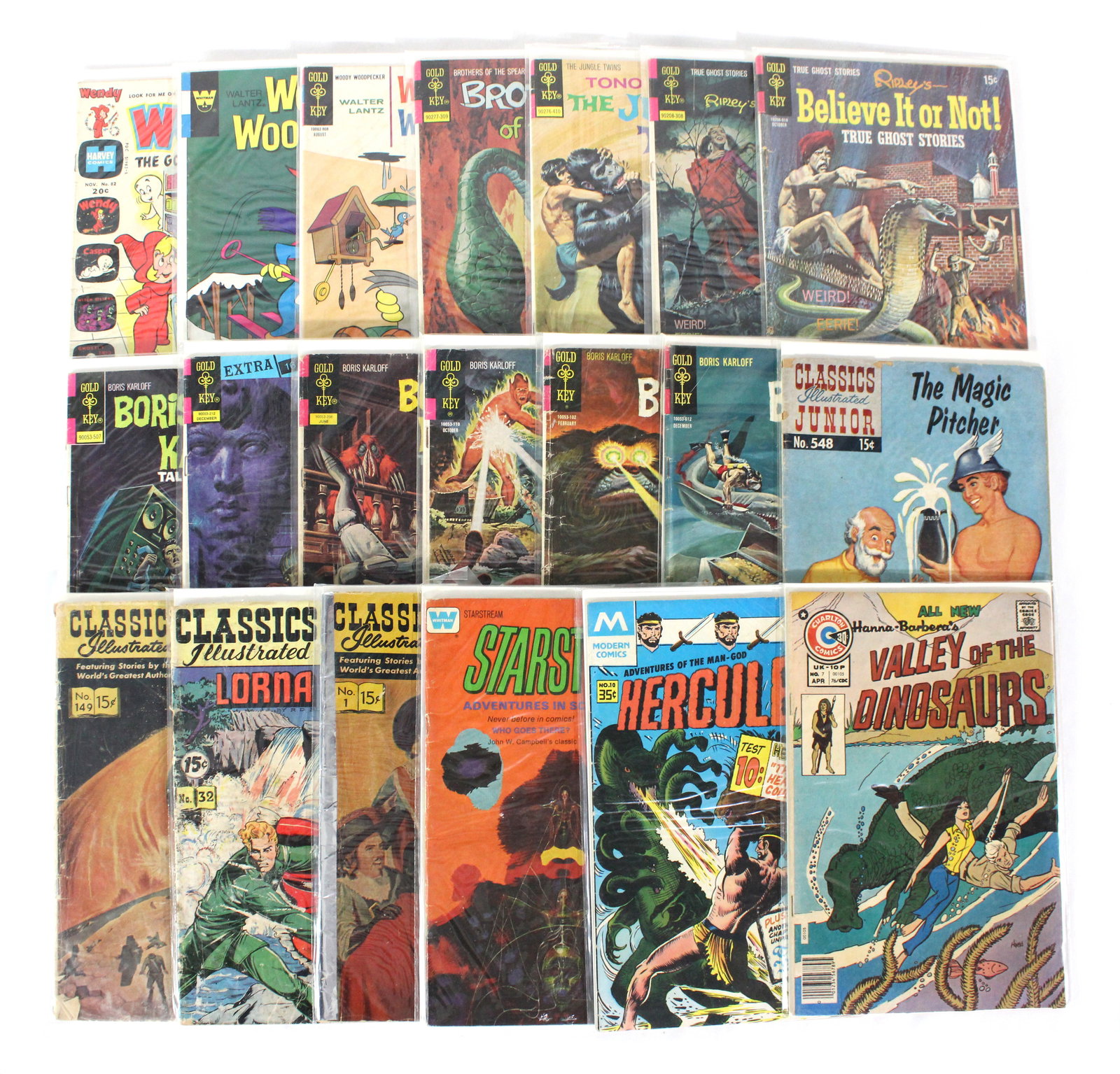 Classic Comics Incl. Valley of the Dinosaurs and Boris Karloff (1 of 1)