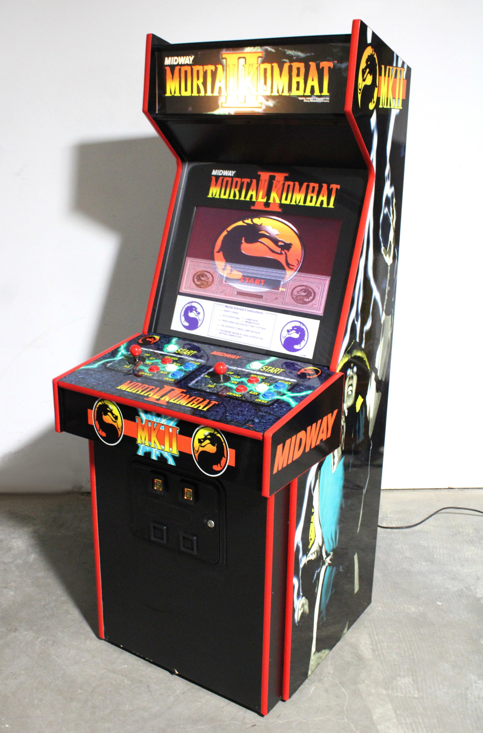 Midway Mortal Kombat II Arcade Game, New Slim Build (1 of 2)