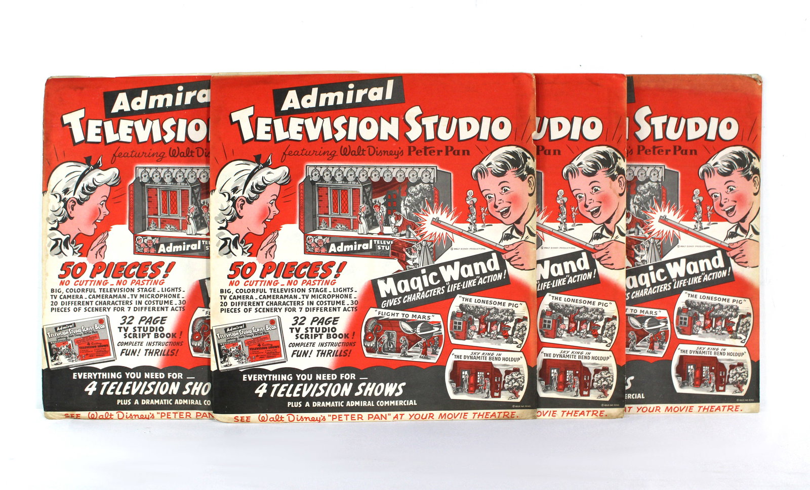 Admiral NOS Admiral TV Walt Disney Peter Pan Diorama, 1950s (1 of 2)