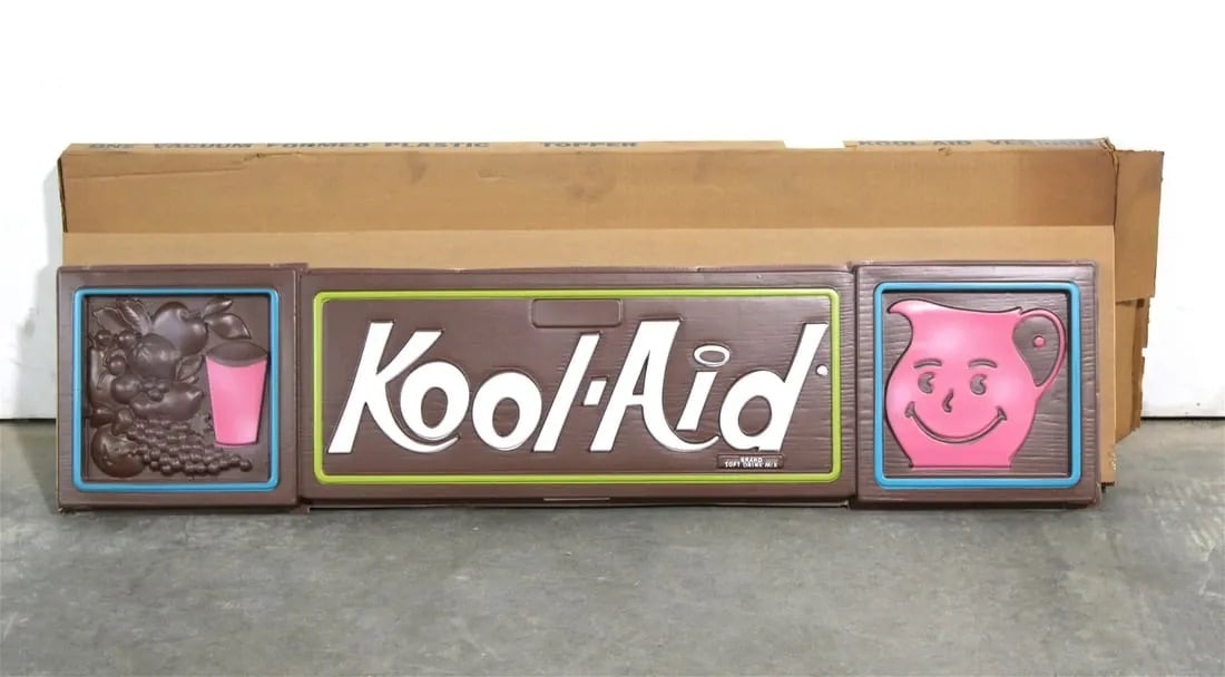NOS Koolaid Vacuform Vintage Store Display (1 of 3)