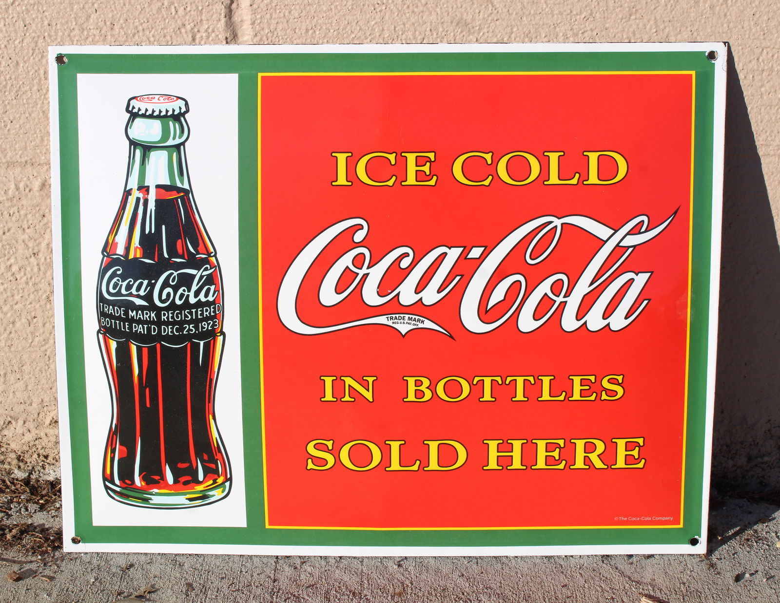 Coca Cola Porcelain Contemporary Convex Sign (1 of 1)