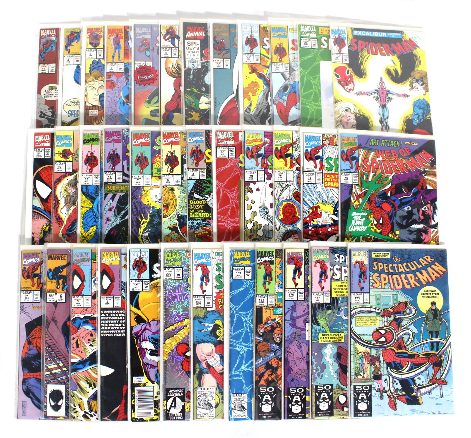 Spider-Man Comic Lot incl. Spectacular and Web Of, Marvel Comics (1 of 1)