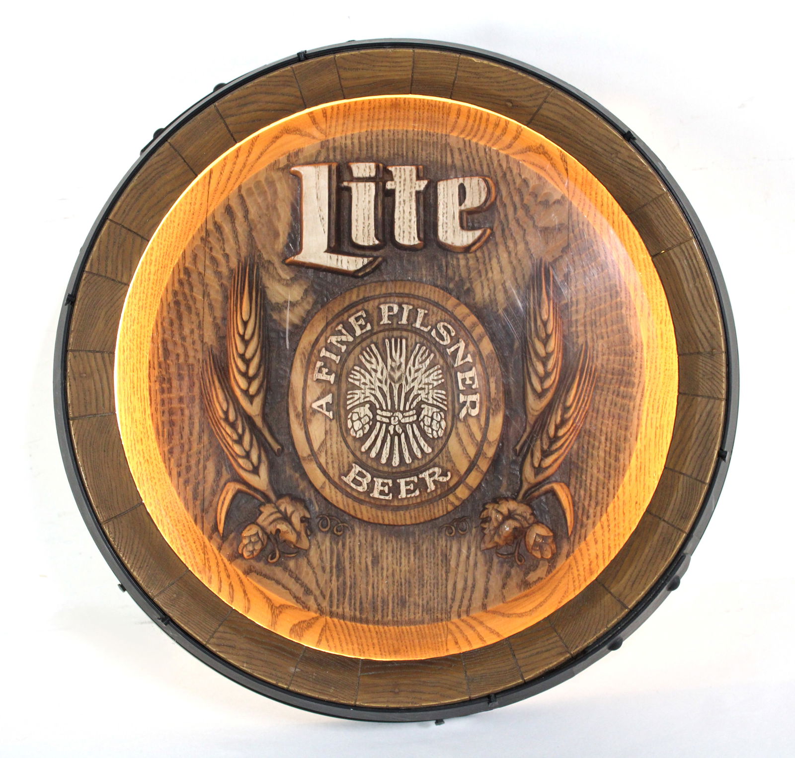 Lite Beer Barrel Light Up Sign (1 of 2)