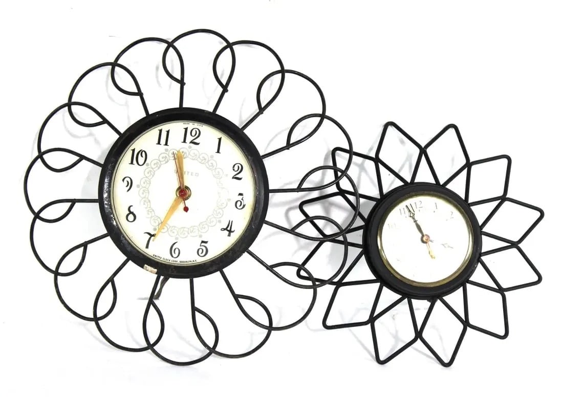 Vintage Mid Century Style Wall Clocks (1 of 1)