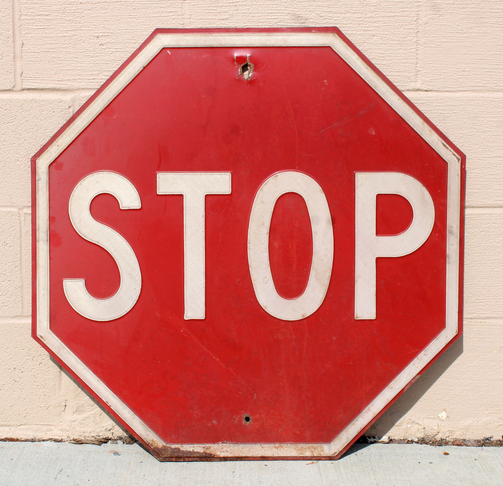 Embossed Stop Sign (1 of 2)
