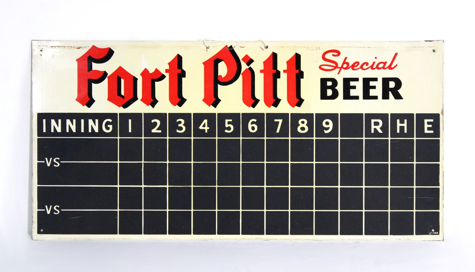 Fort Pitt Beer Scoreboard Sign (1 of 2)