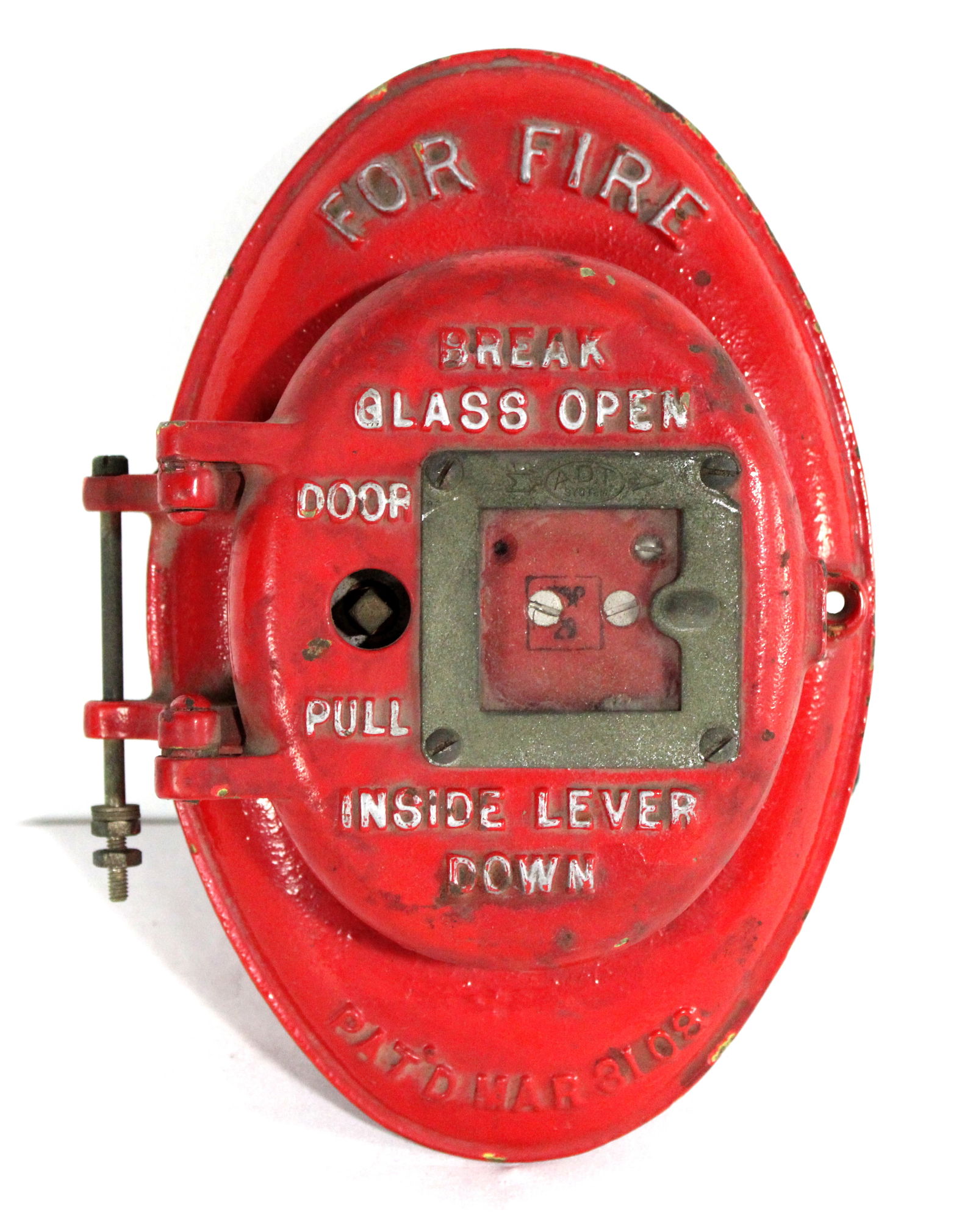 Antique Fire Alarm Pull Box ADT (1 of 2)