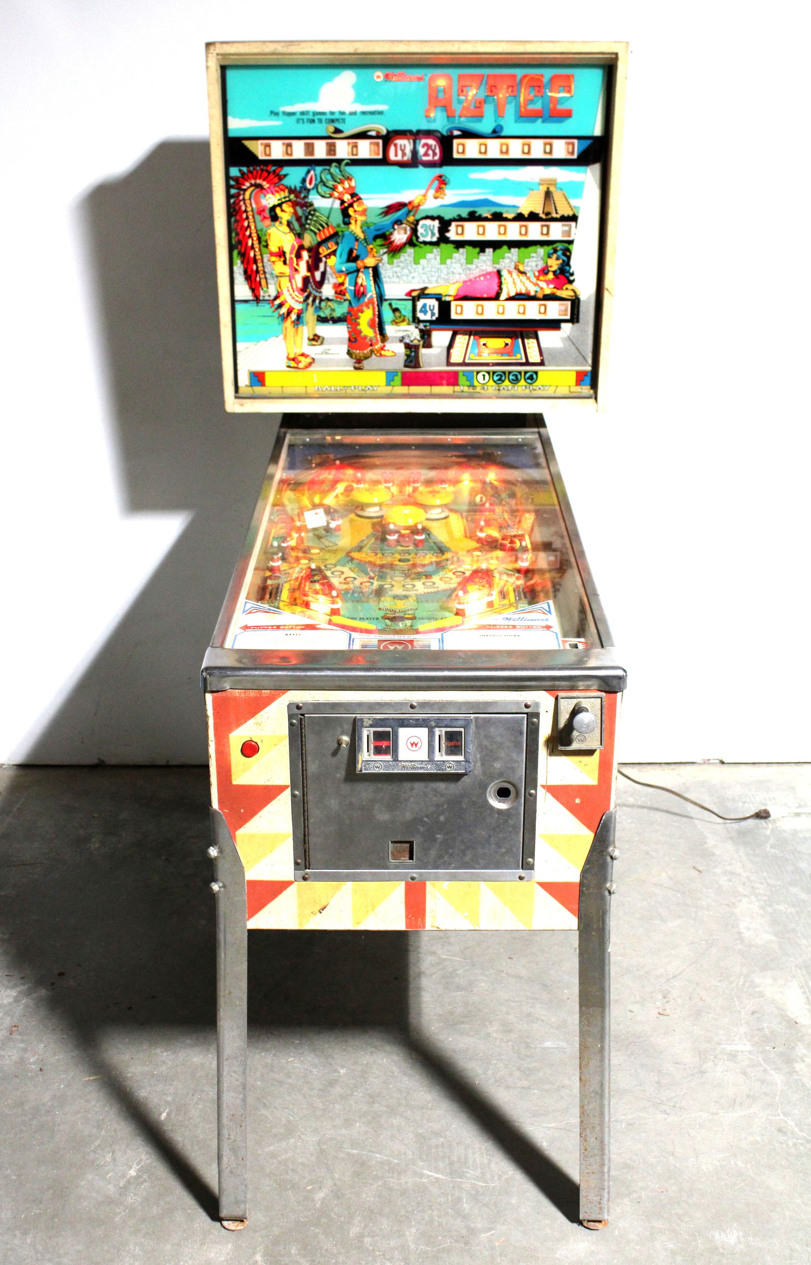 William's Aztec Pinball Machine (1 of 6)