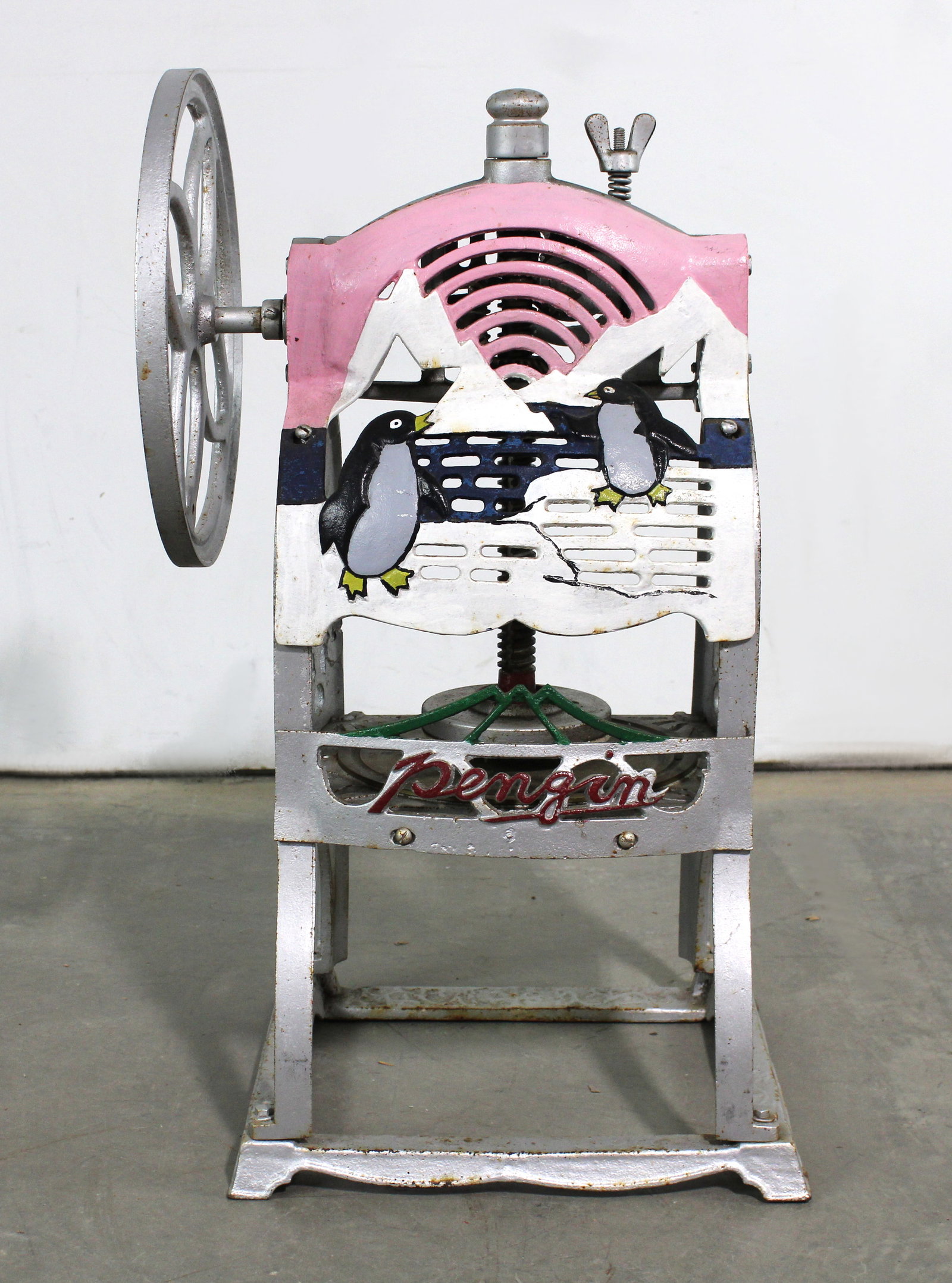 Japanese Penguin Cast Iron Ice Shaver (1 of 3)