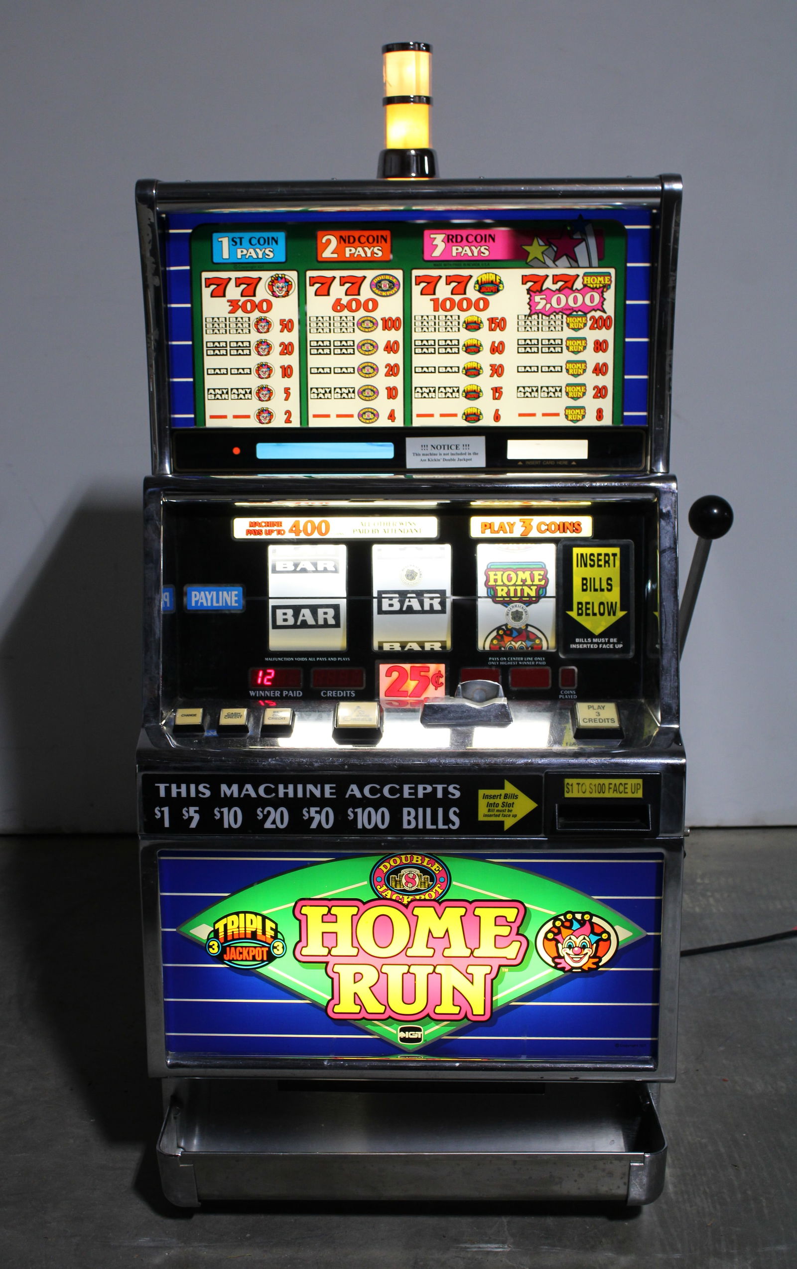 IGT Home Run Slot Machine (1 of 3)