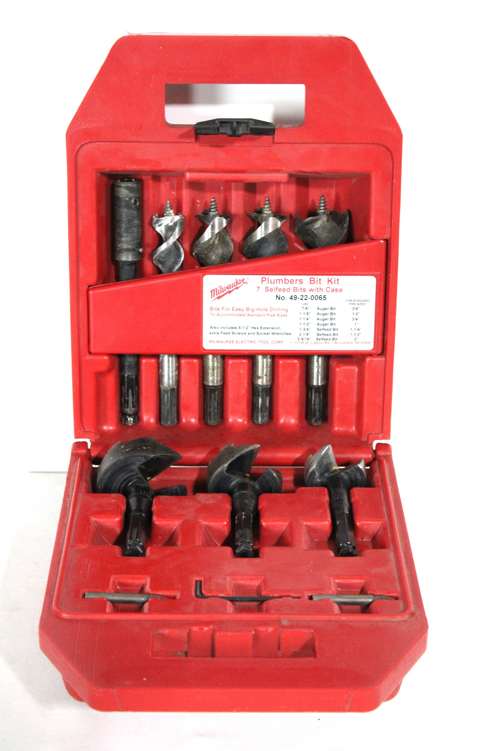 Milwaukee Plumbers Bit Kit (1 of 2)