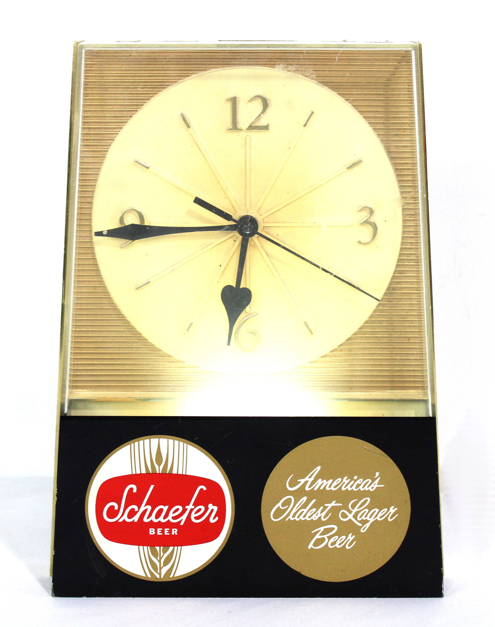 Schaefer Beer Light Up Clock (1 of 2)
