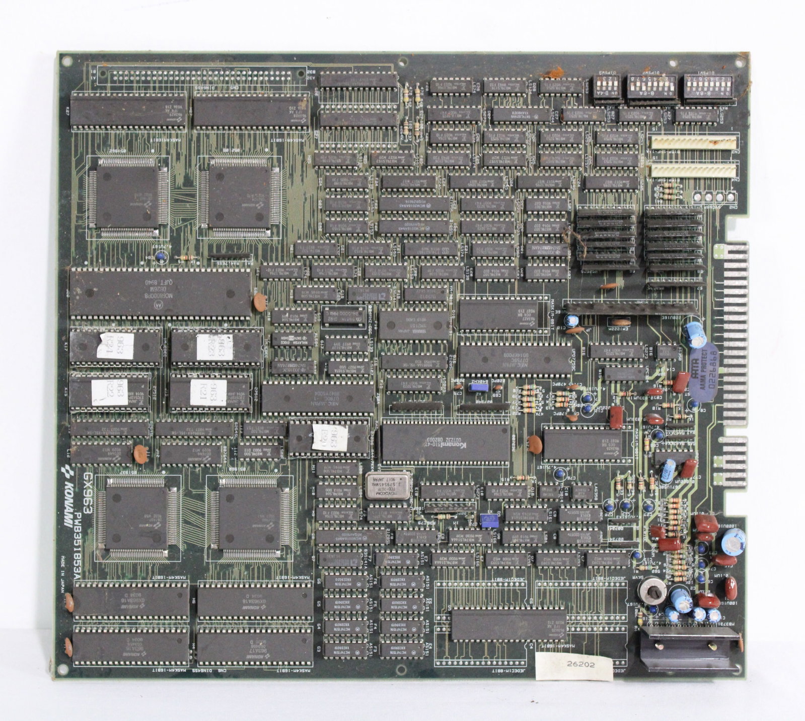 Konami Teenage Mutant Ninja Turtles Arcade Game Board: Untested. In-house shipping available.