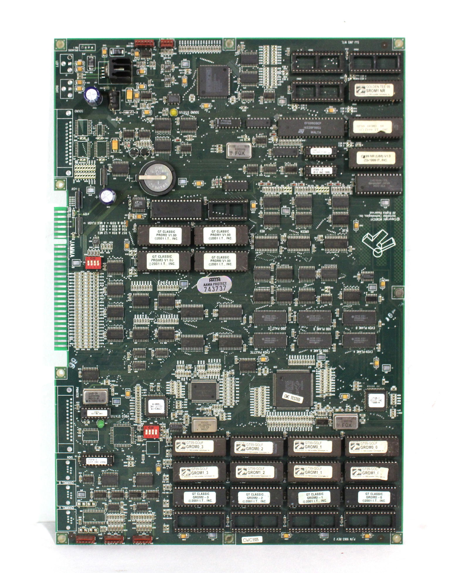 IT Golden Tee Classic Arcade Game Board (1 of 1)