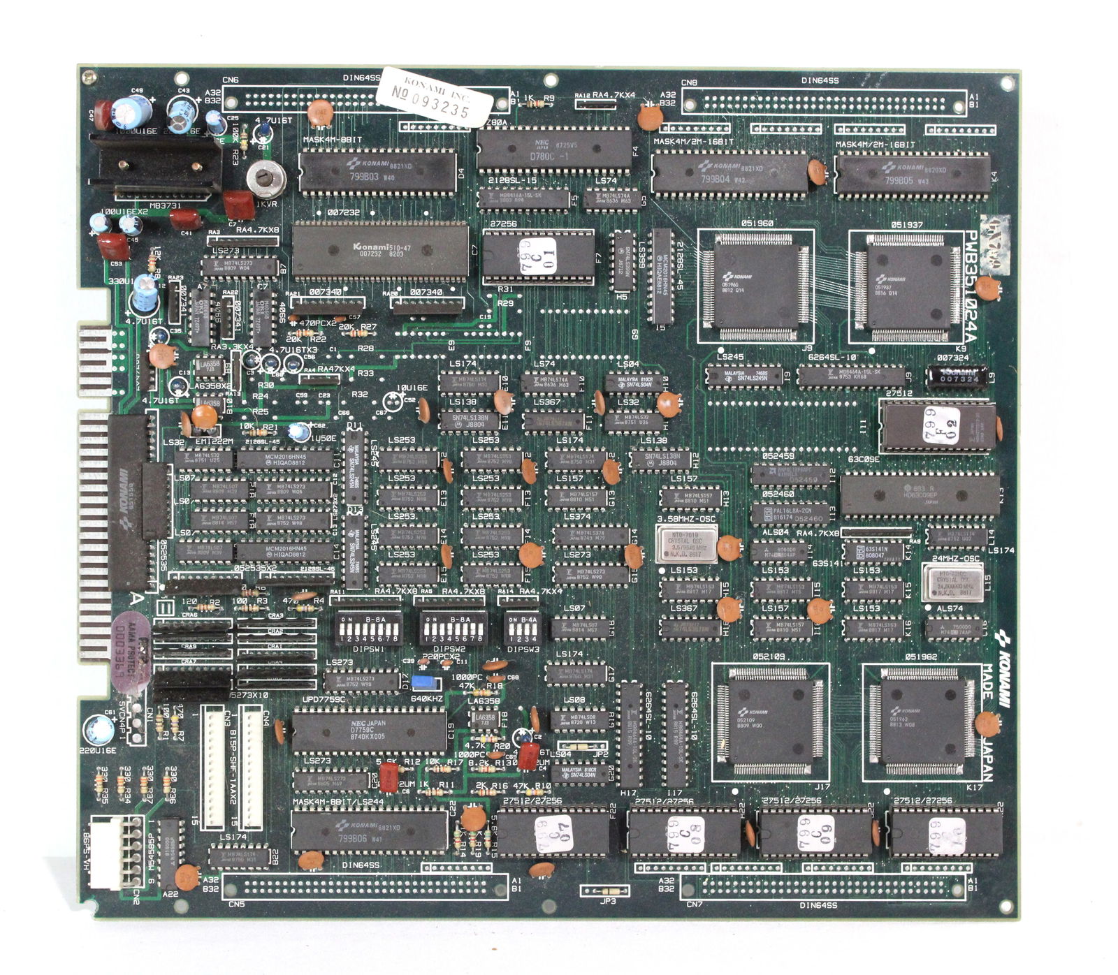 Konami The Main Event Arcade Game Board (1 of 1)