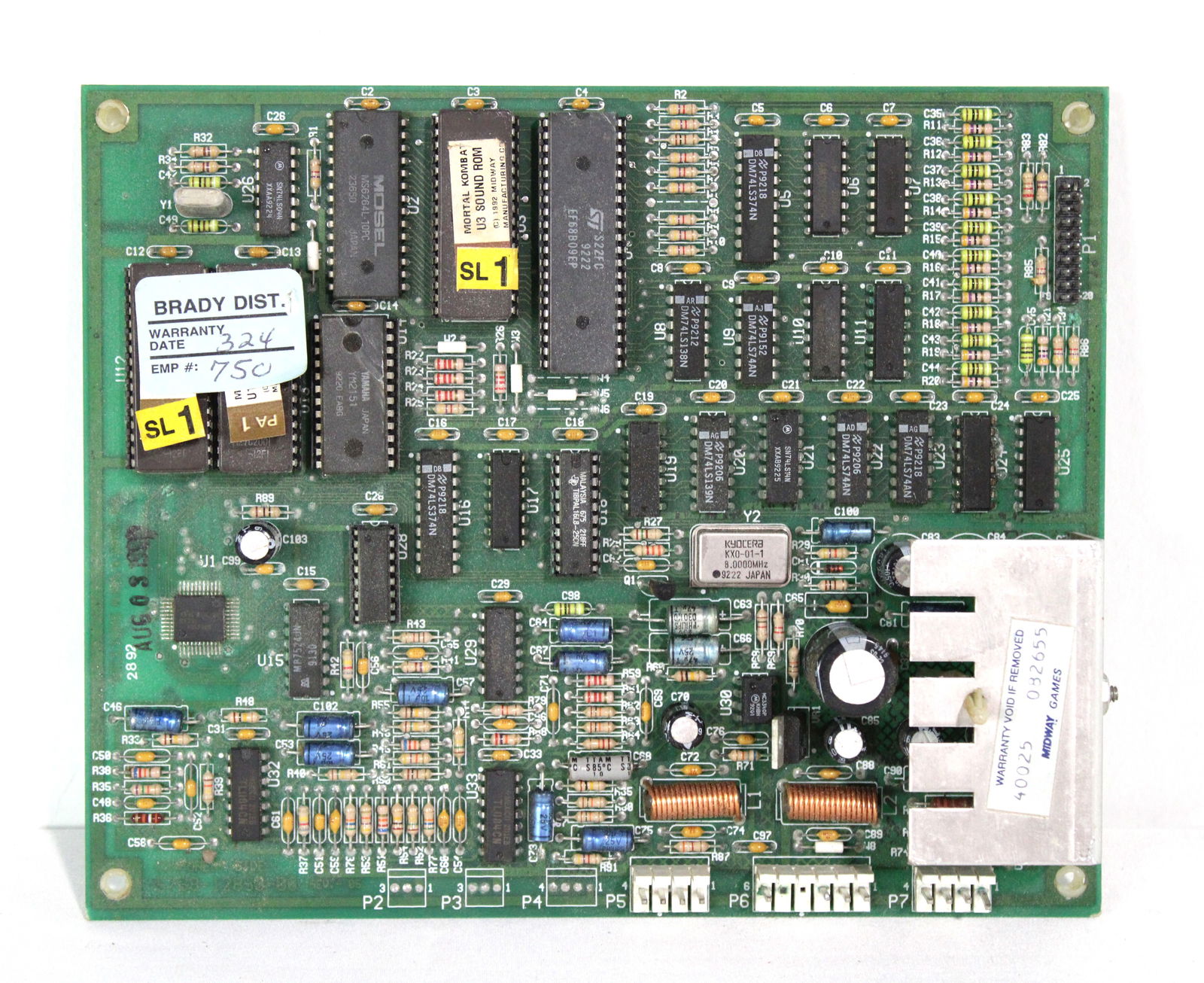 Midway Mortal Kombat Sound Board (1 of 1)