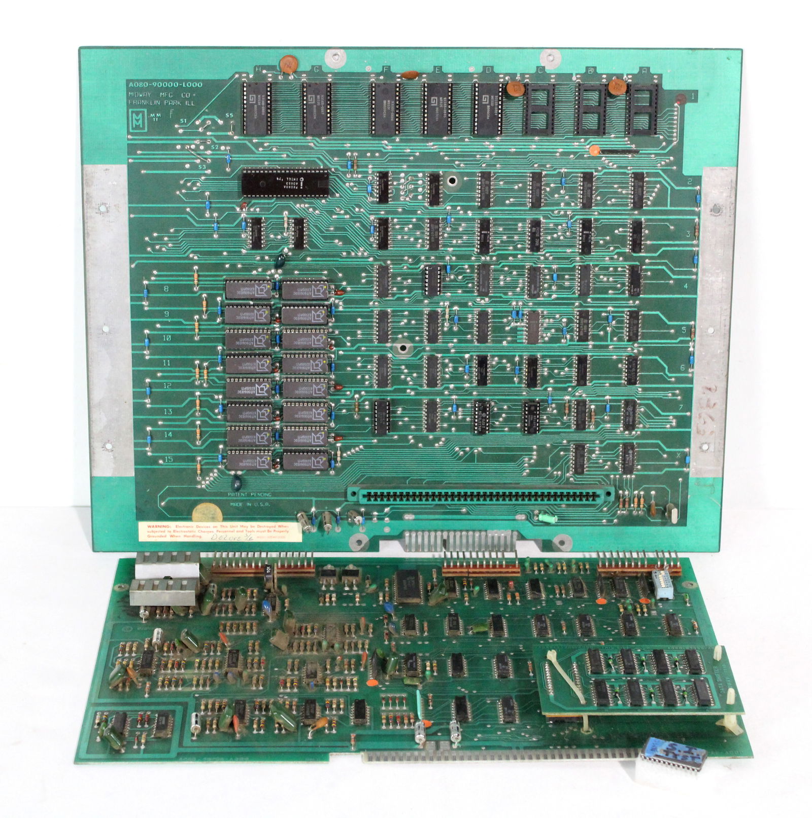 Midway Space Invaders Arcade Game Board Set (1 of 2)