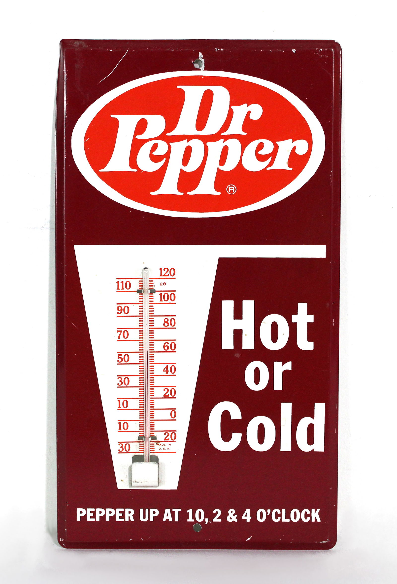 Dr. Pepper Advertising Thermometer (1 of 1)
