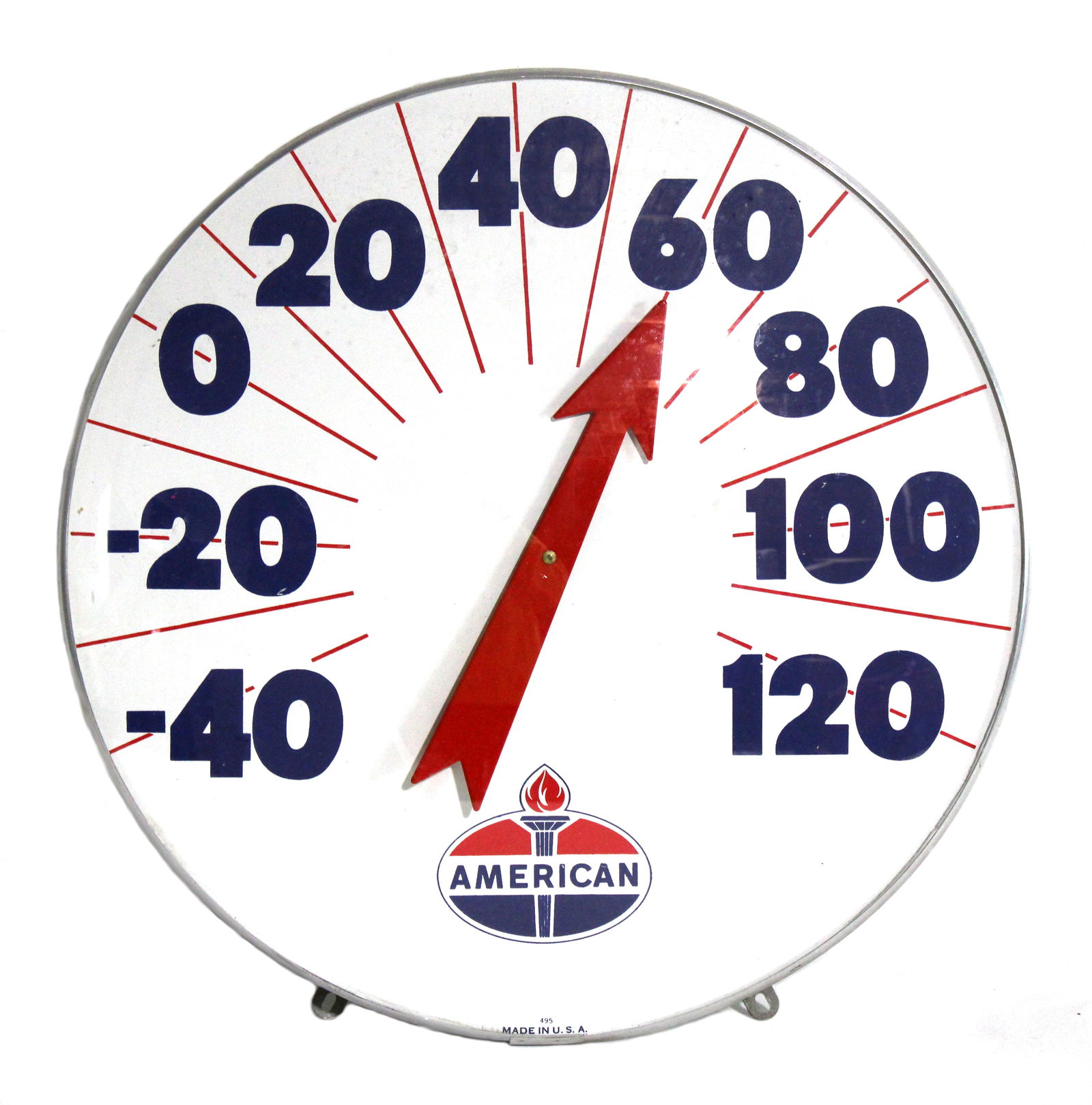 American Gasoline Glass Face Thermometer (1 of 3)