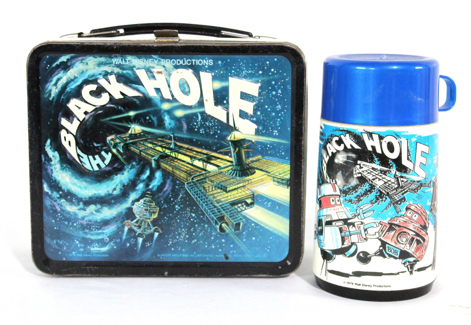 The Black Hole Aladdin Tin Lunchbox, 1970s (1 of 3)