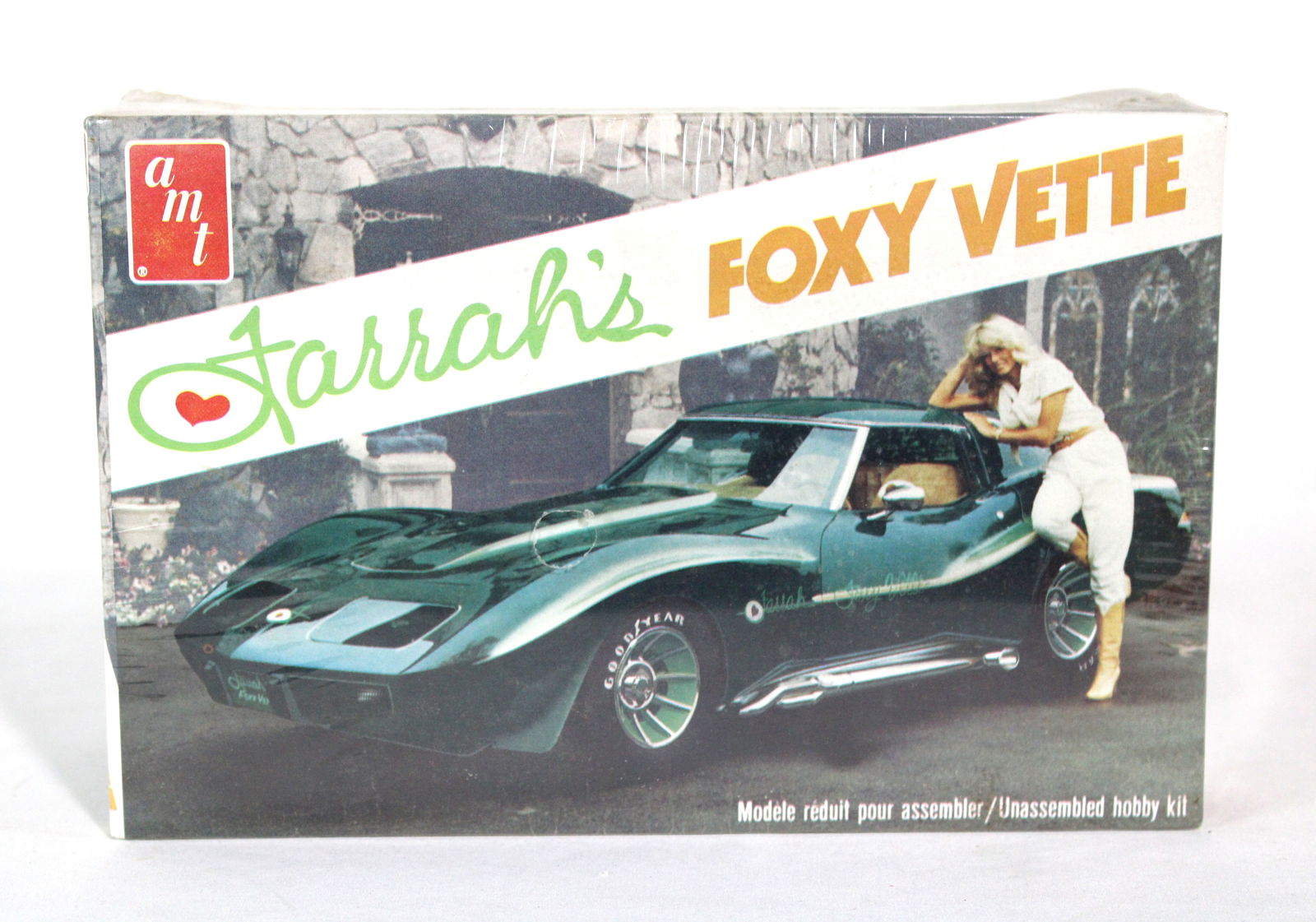Farrah Fawcett's Foxy Vette AMT Scale Model Car Kit, Sealed (1 of 2)