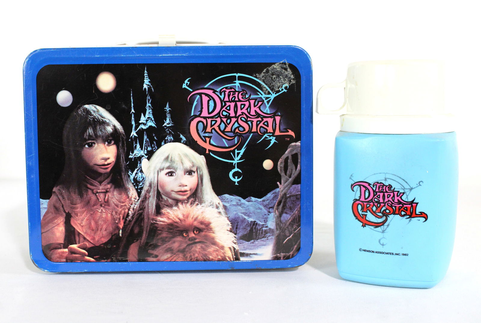 The Dark Crystal Thermos Tin Lunchbox with Thermos, 1980s (1 of 3)