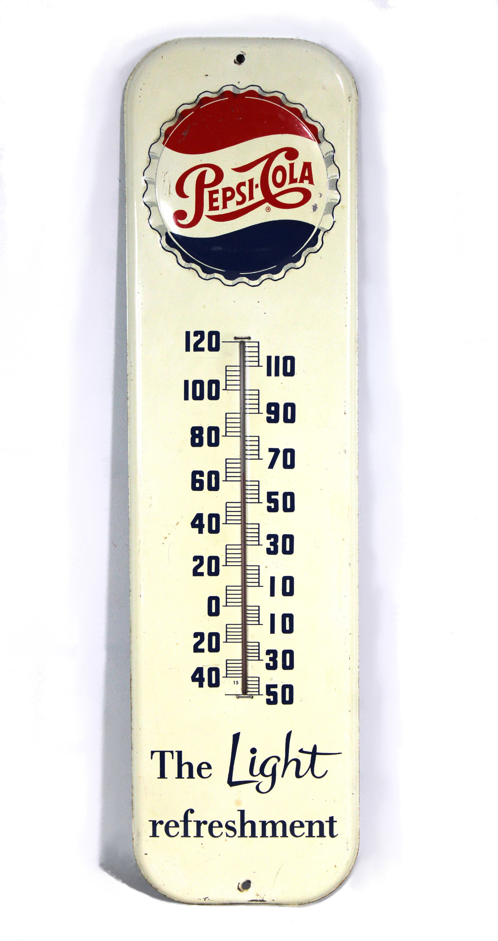 Pepsi Embossed Thermometer with Bottle Cap (1 of 3)