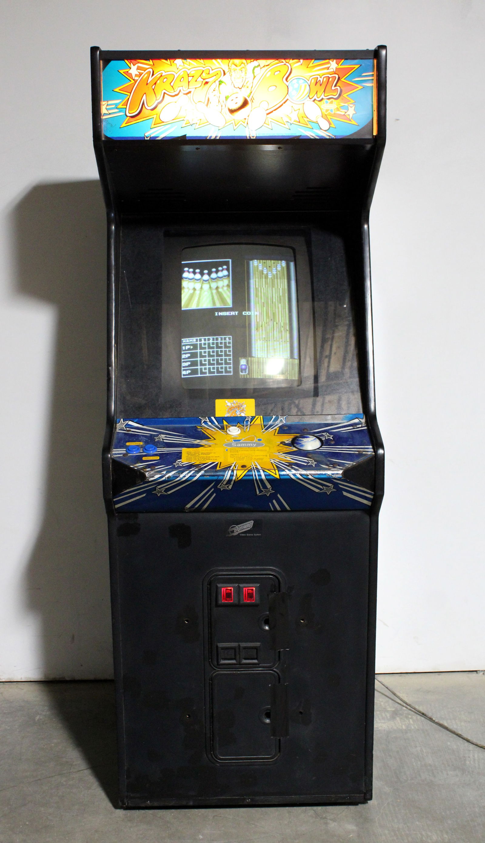 Sammy Krazy Bowl Arcade Game in Dynamo Cabinet (1 of 4)