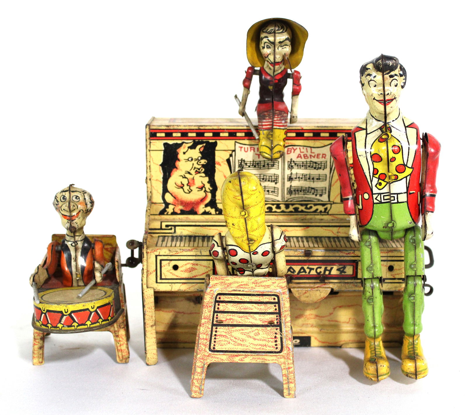 Lil' Abner Dog Patch Tin Litho Wind-Up Toy (1 of 4)