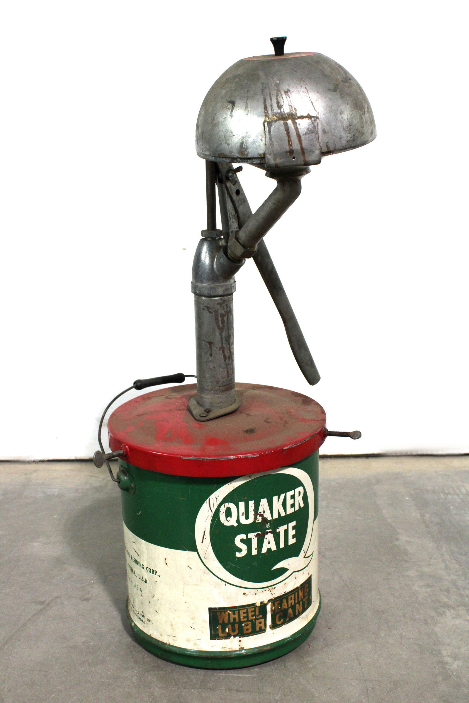 Wheel Bearing Lubricant Can with Dispenser: This item requires third-party shipping or pickup arrangements to be made. Dimensions: 34 x 18 x 18