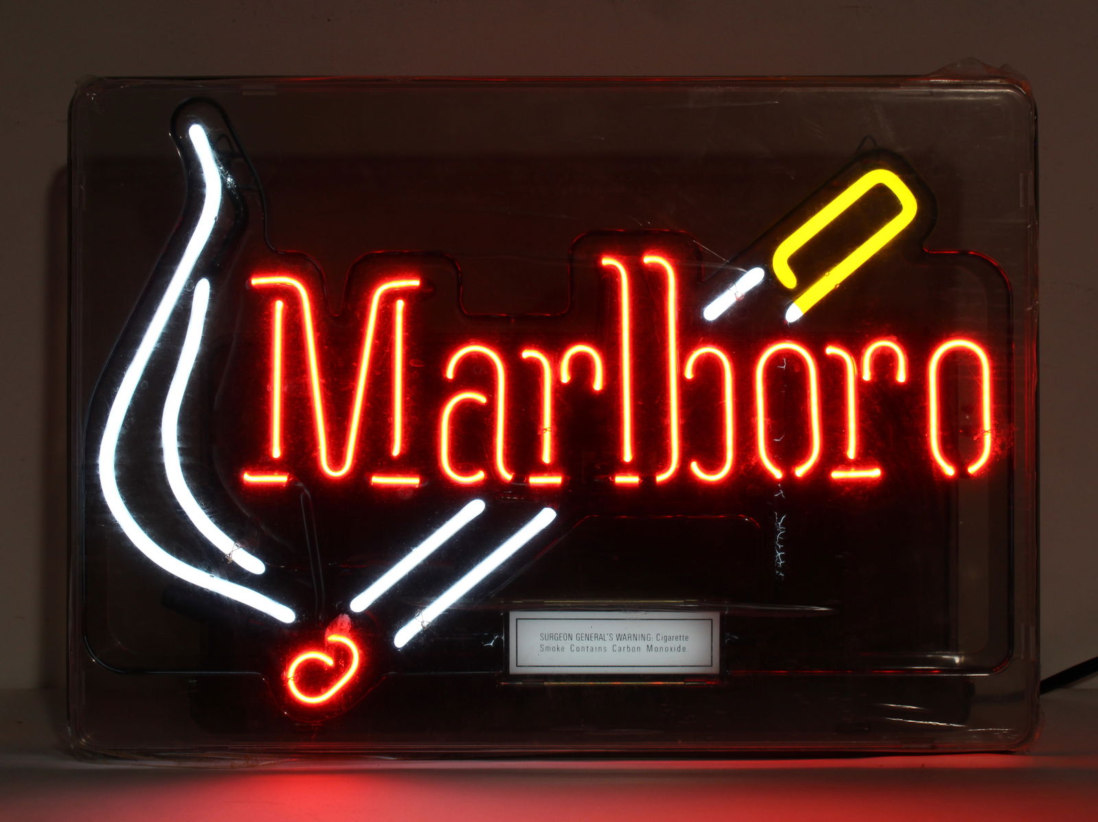 レア　ヴィンテージマルボロネオンライト 極希少】マルボロ Marlboro ネオンサイン ネオン管 タバコ 看板