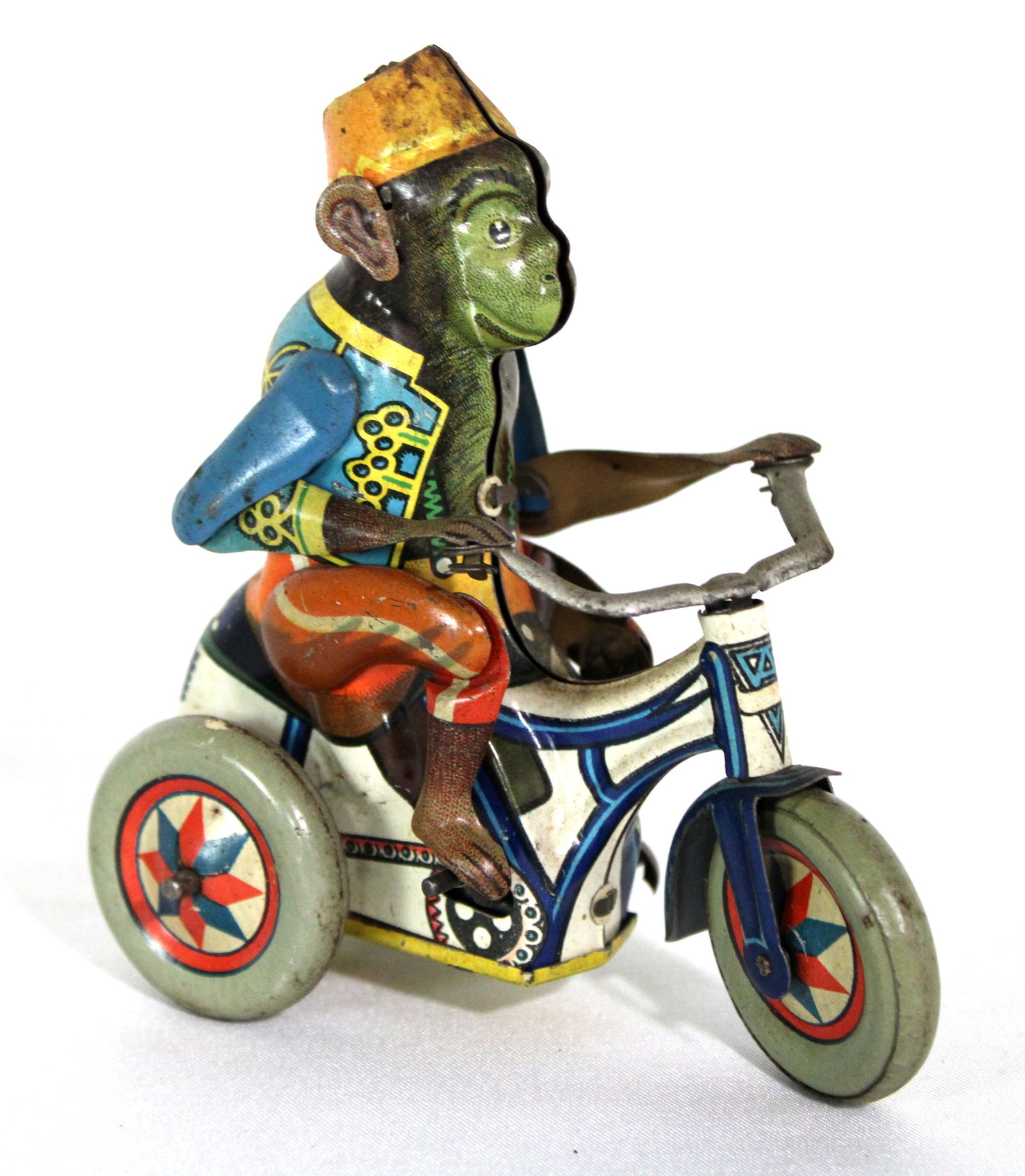US Zone Germany Monkey on Bike Tin Toy (1 of 3)