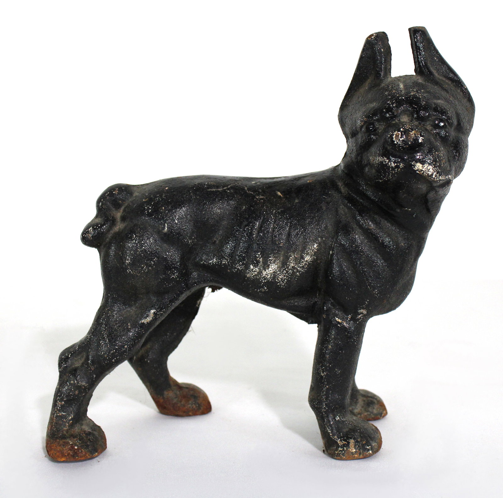 Cast Iron Bulldog Doorstop: In-house shipping available. Dimensions: 10 x 9 x 5