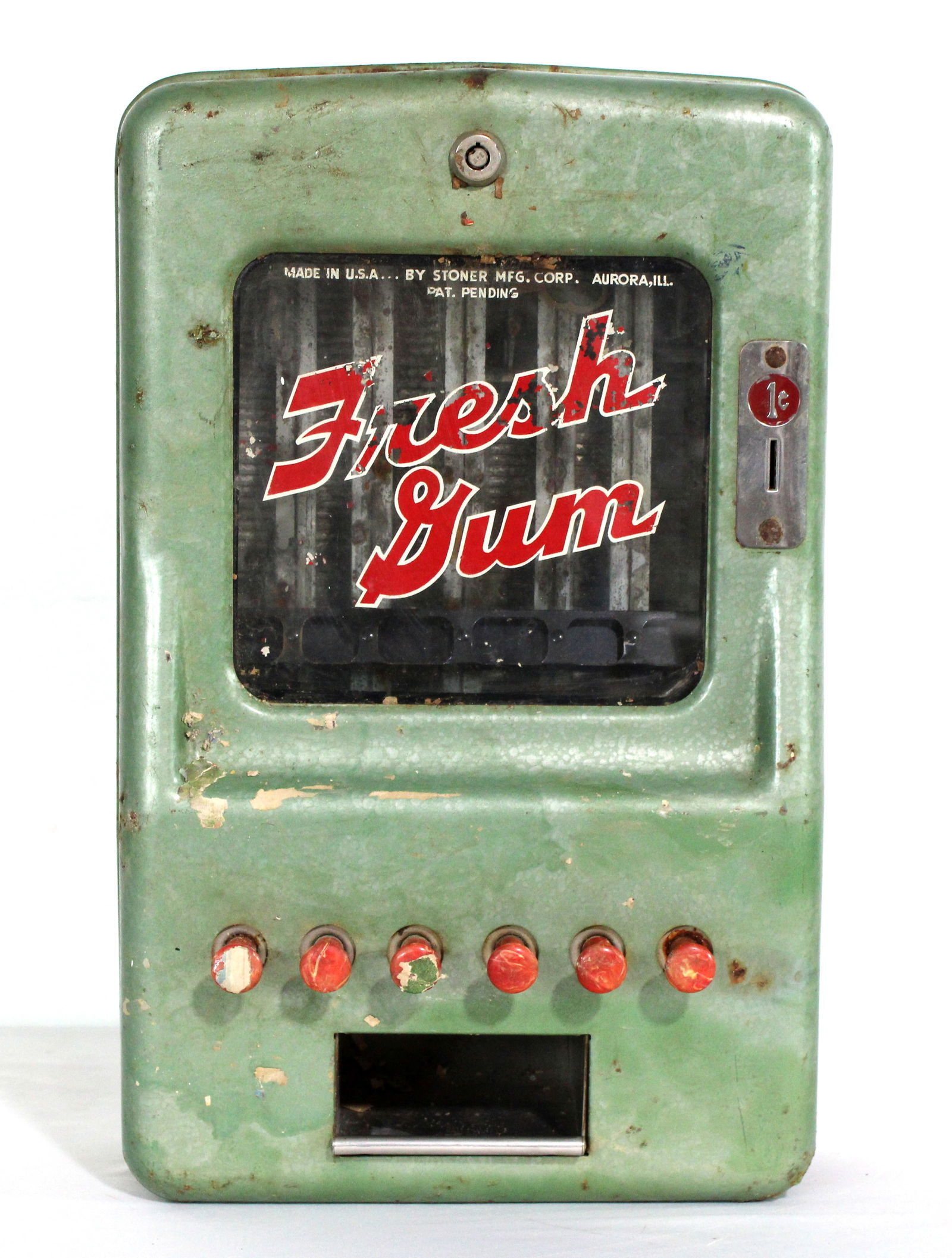 Stoner Coin Operated 1 Cent Gum Vendor (1 of 3)