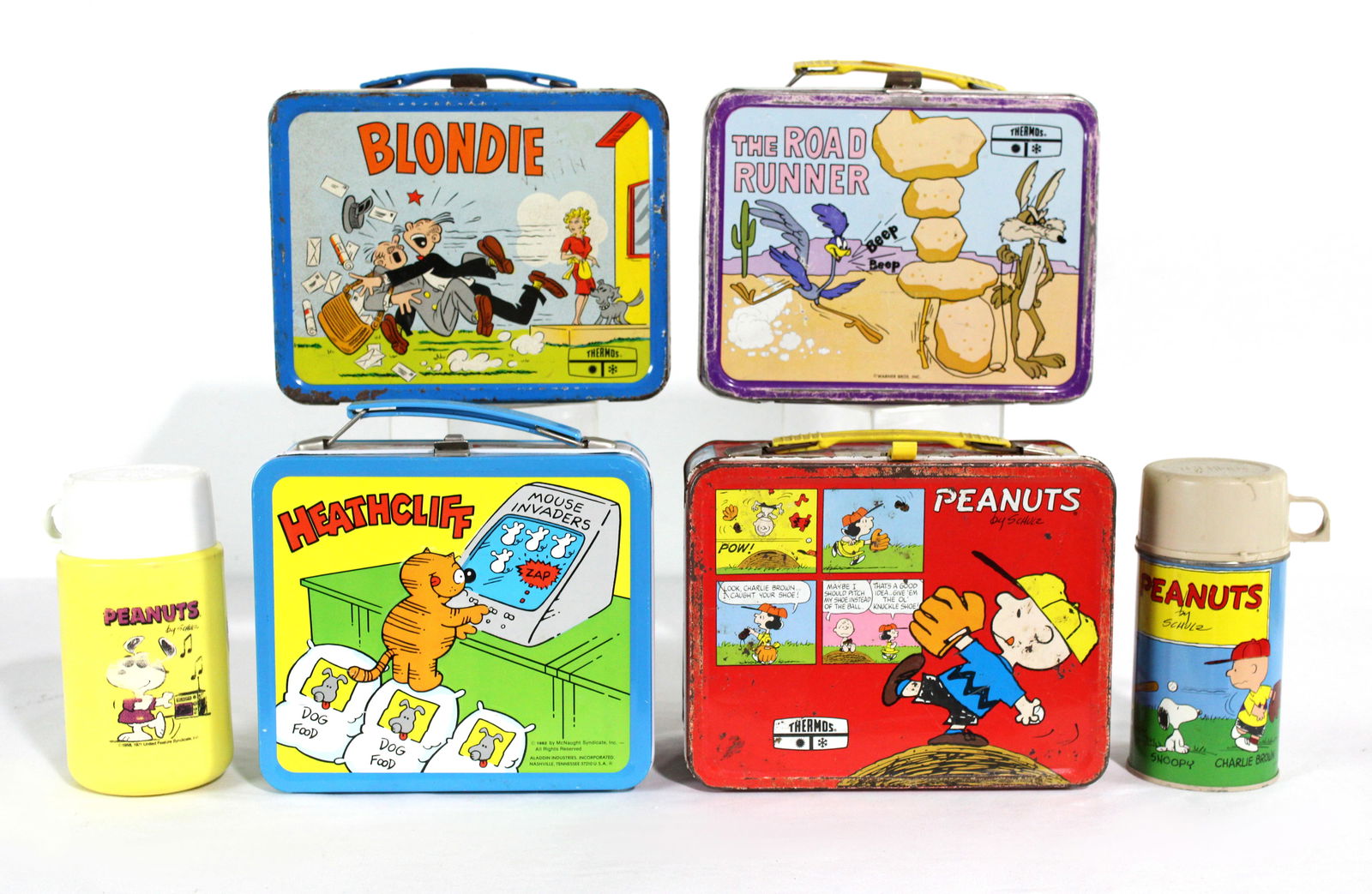 Tin Lunchboxes incl. Peanuts, Blondie, Road Runner and Garfield (1 of 2)