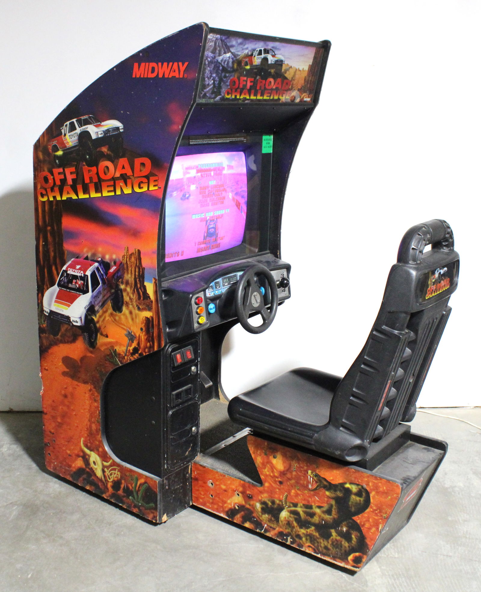 Midway Off Road Challenge Sit Down Driving Arcade Game (1 of 3)