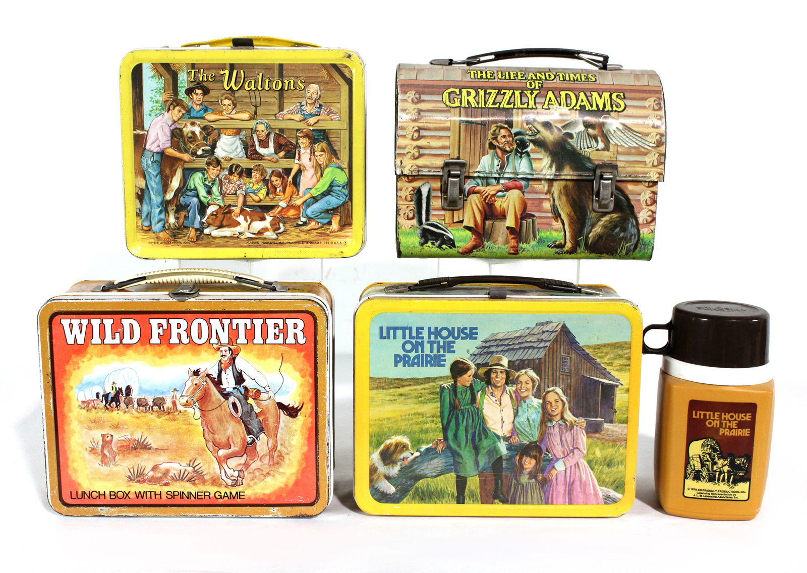 American West Themed Lunchboxes incl. Little House on the Prairie and The Waltons (1 of 2)
