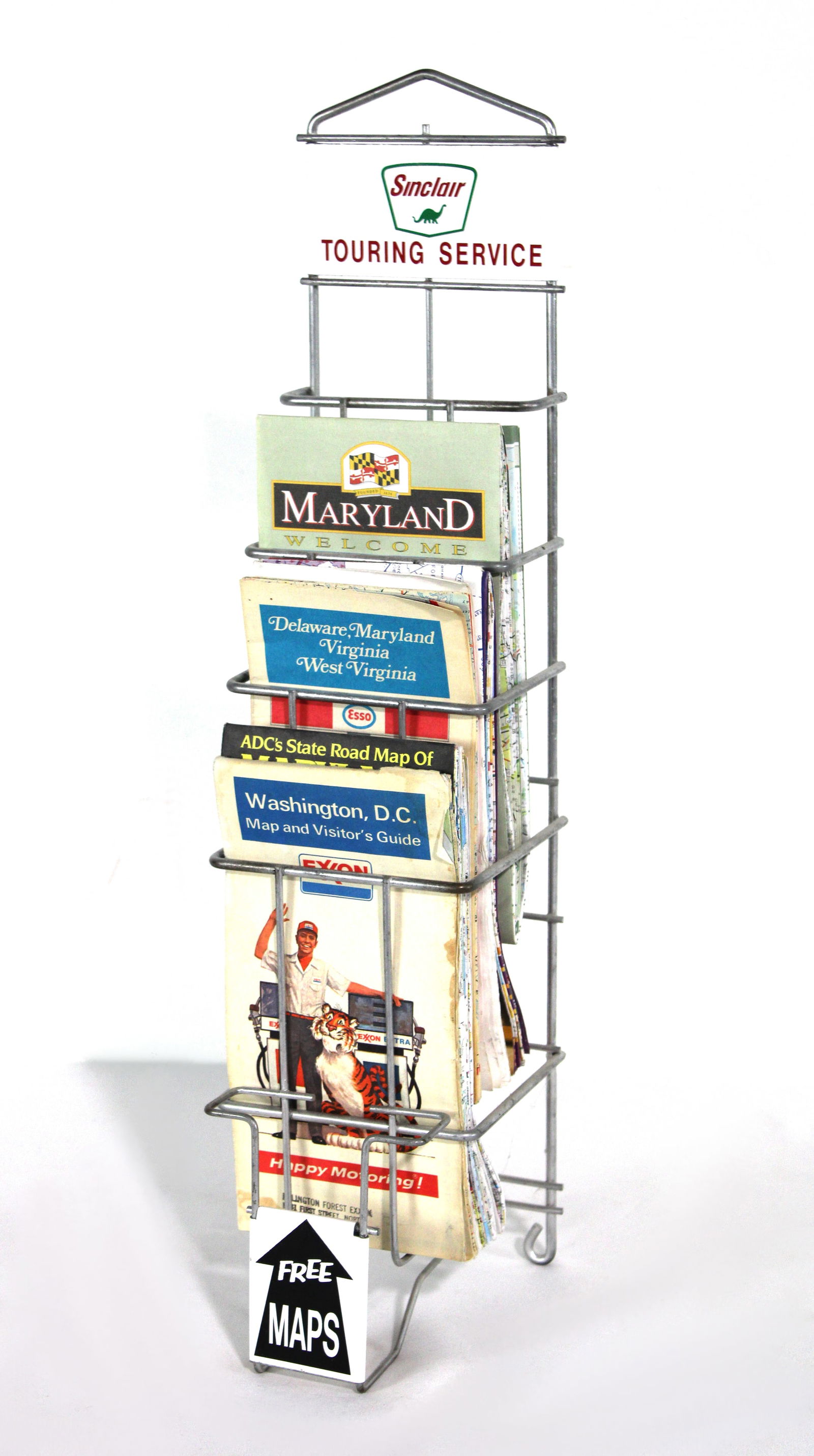 Sinclair Gas Station Map Rack, Contemporary (1 of 1)