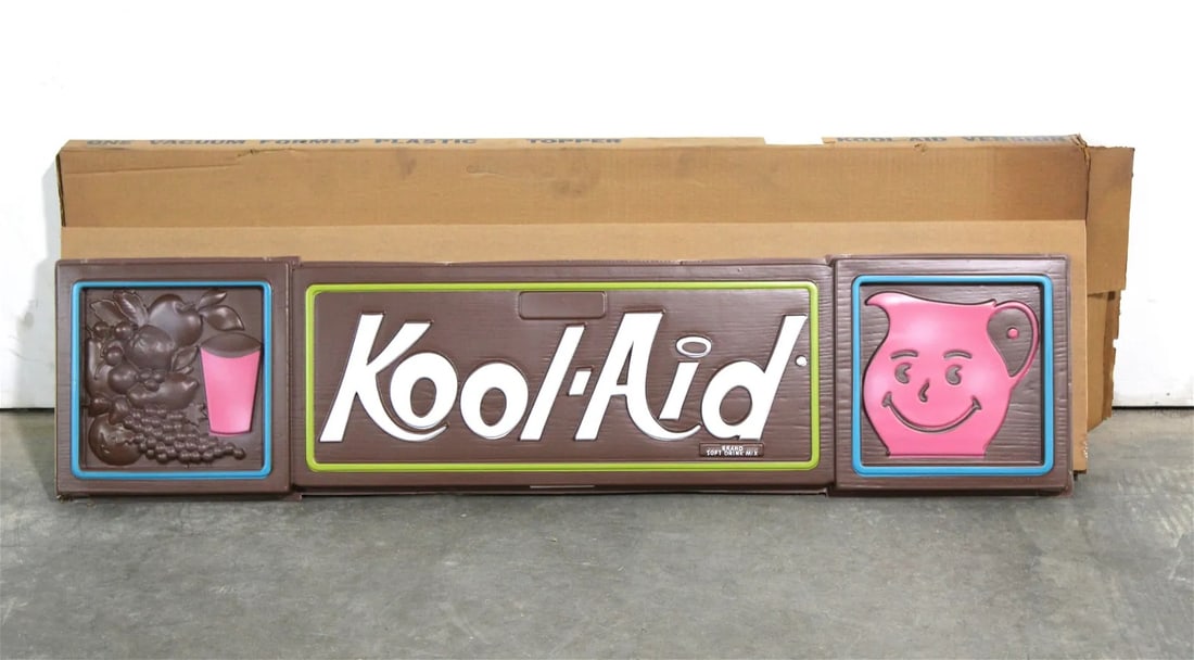 NOS Koolaid Vacuform Vintage Store Display (1 of 4)