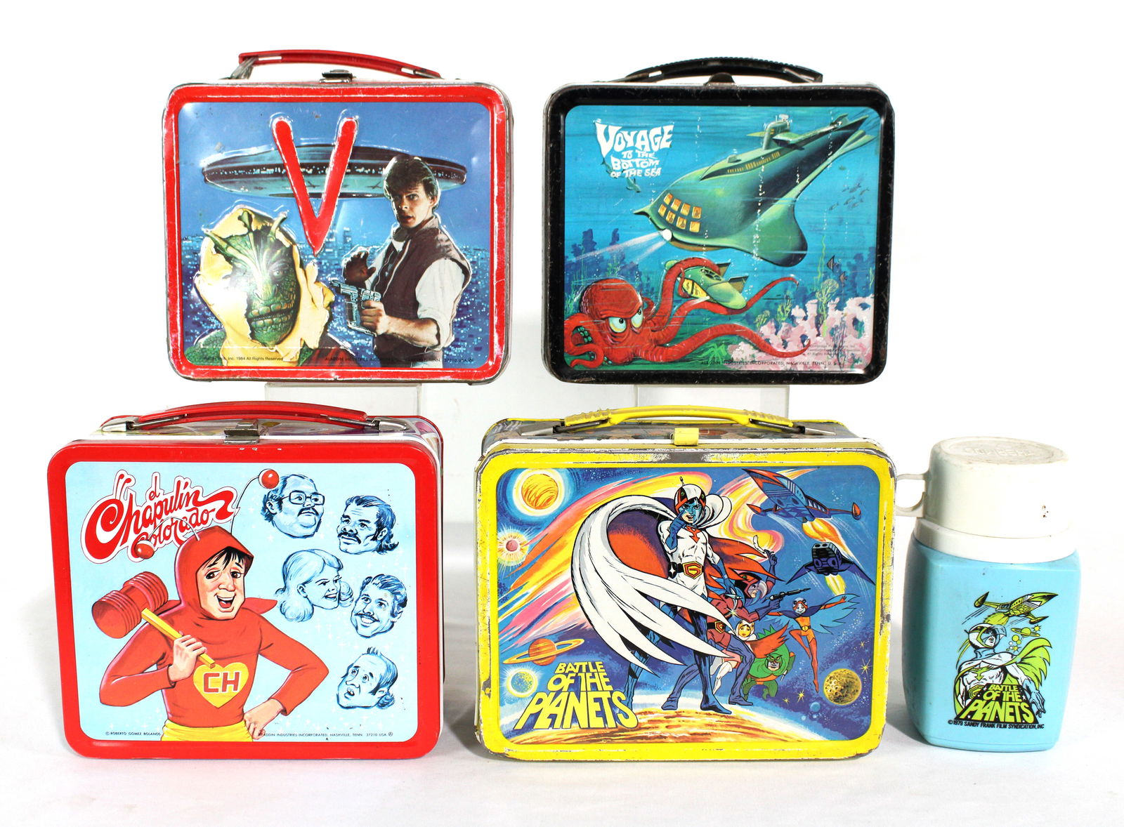 Tin Lunchboxes incl. Voyage to the Bottom of the Sea, V (1 of 2)
