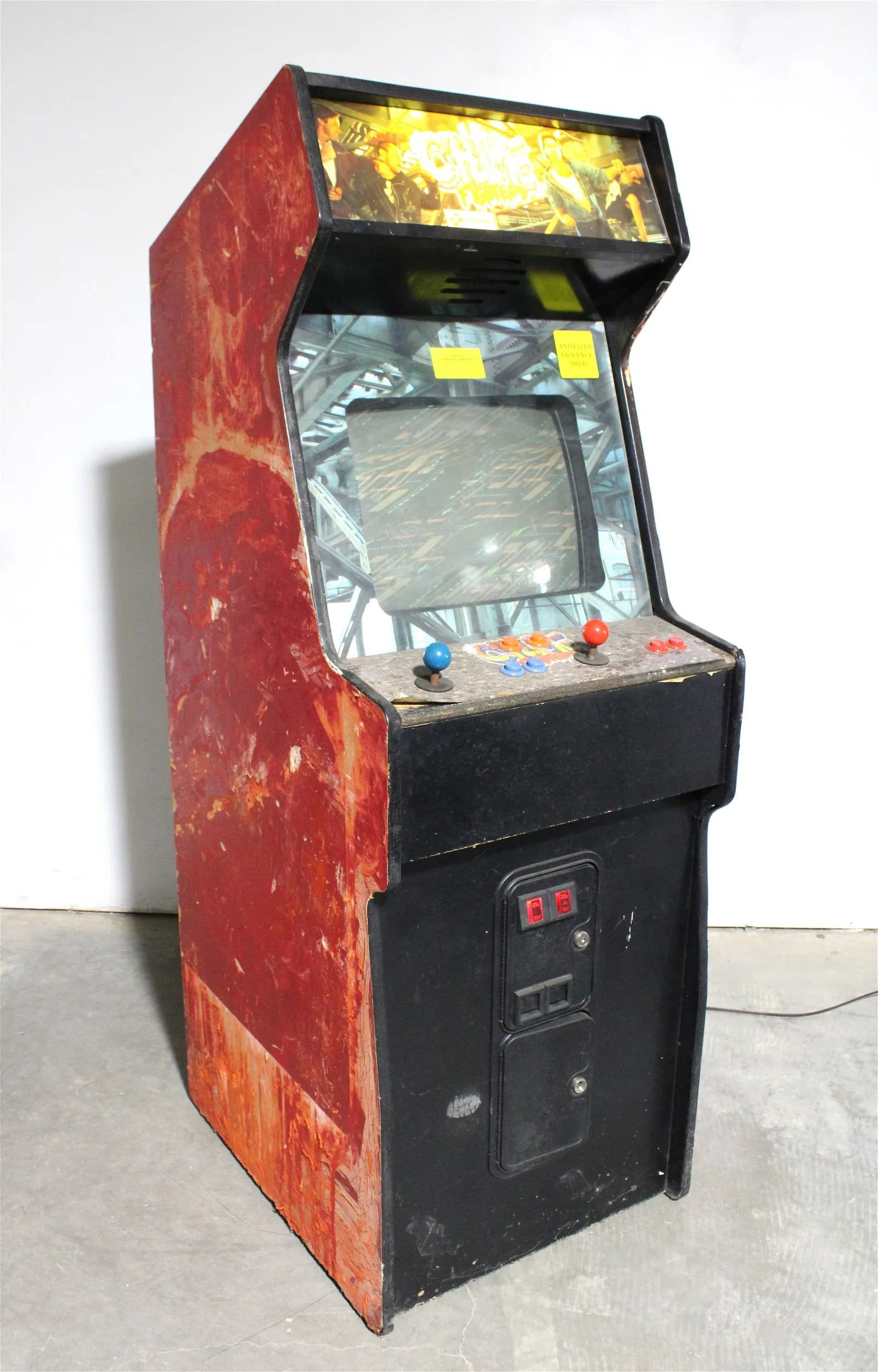Konami Crime Fighters Arcade Cabinet with Multicade Board, Project Machine (1 of 4)
