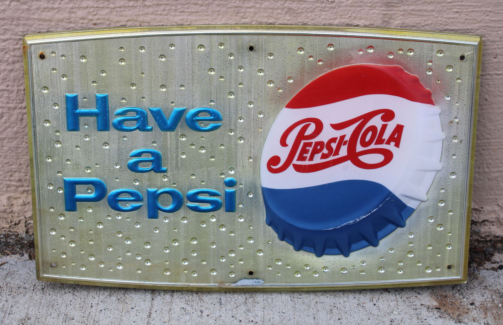 Pepsi Cooler Sign (1 of 2)