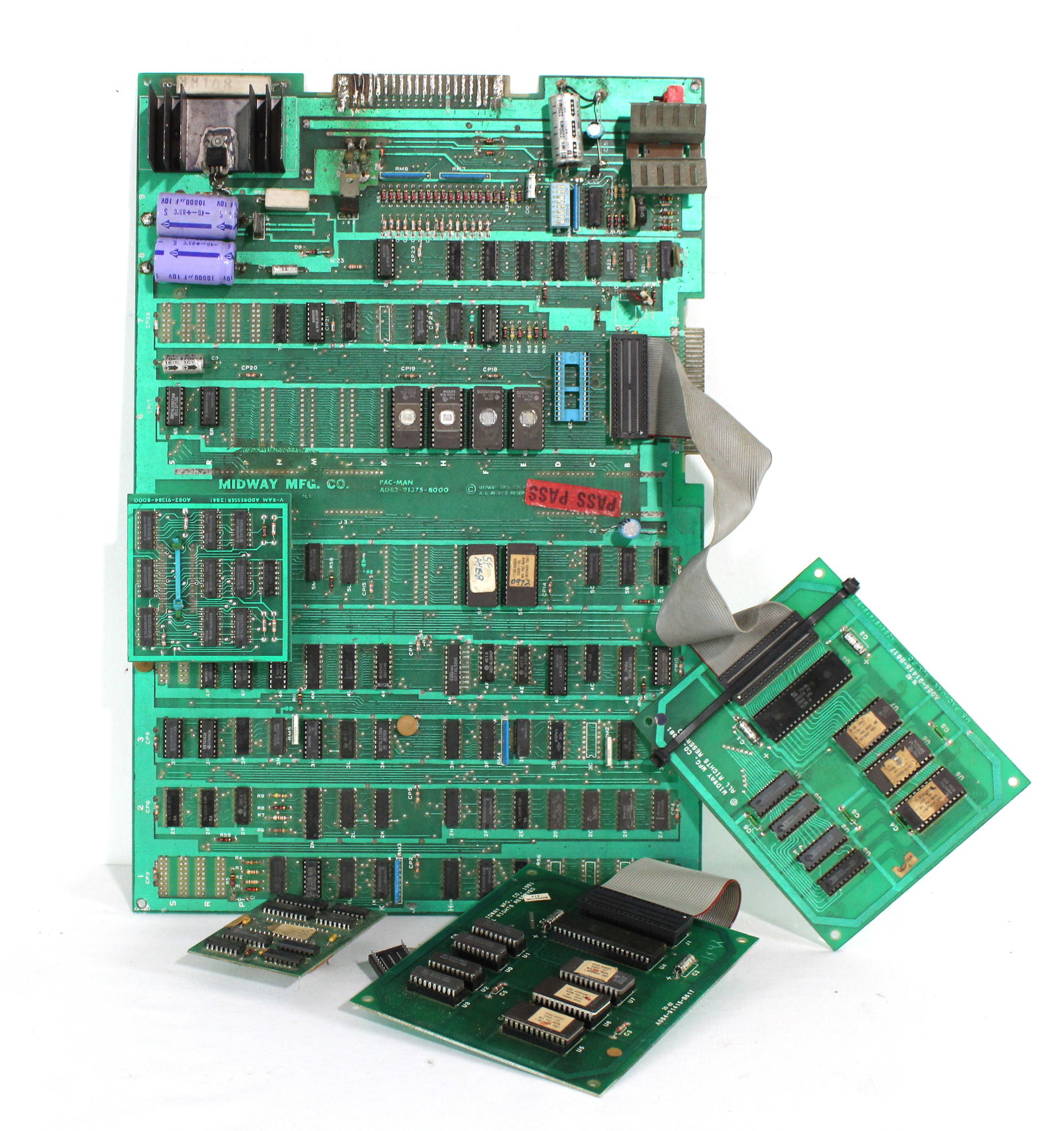 Bally Midway Ms. Pac-Man Arcade Game Board with Extra Daughter Board (1 of 1)