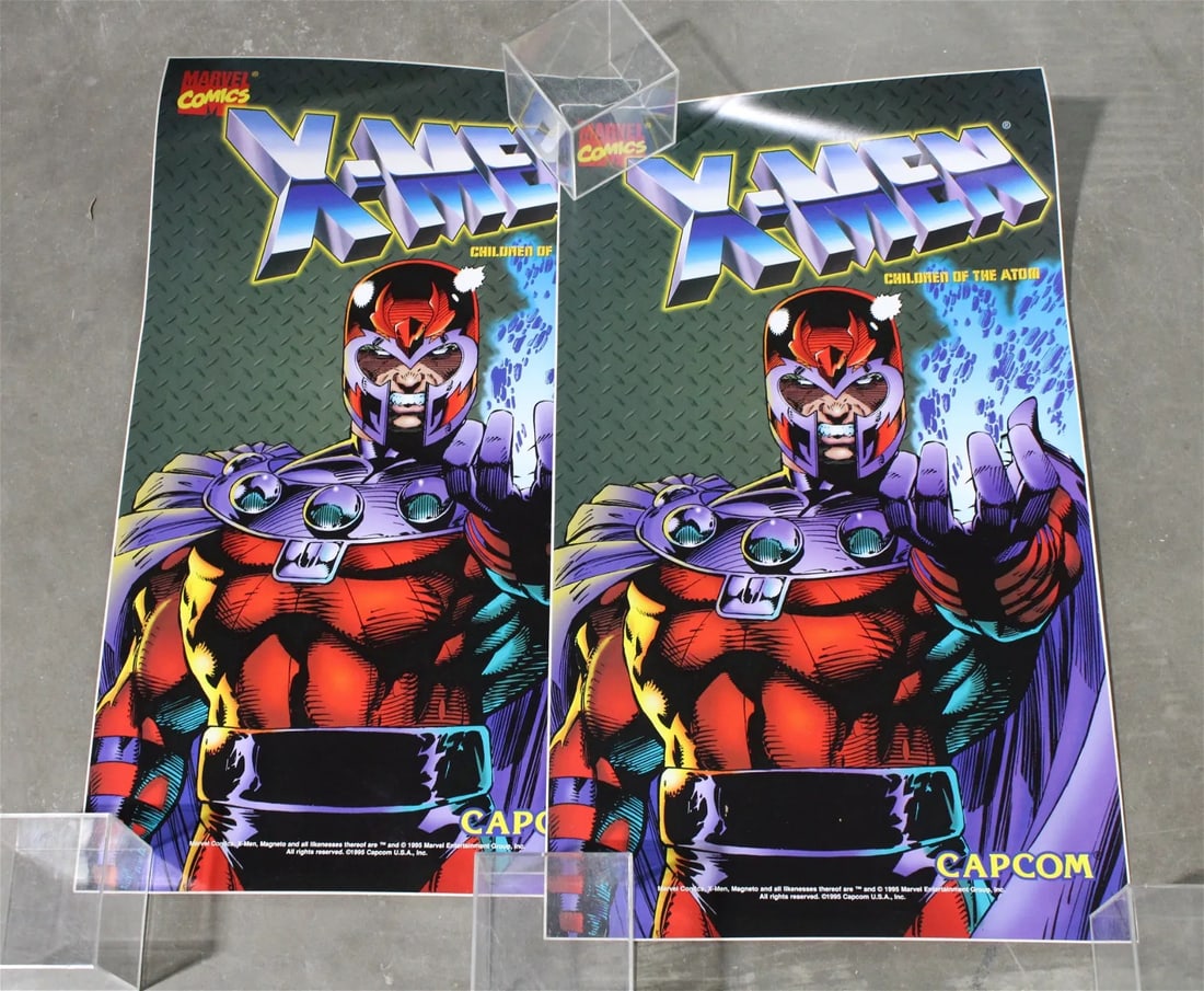 X-Men Children Of The Atom Capcom Arcade Glossy Promo Ad