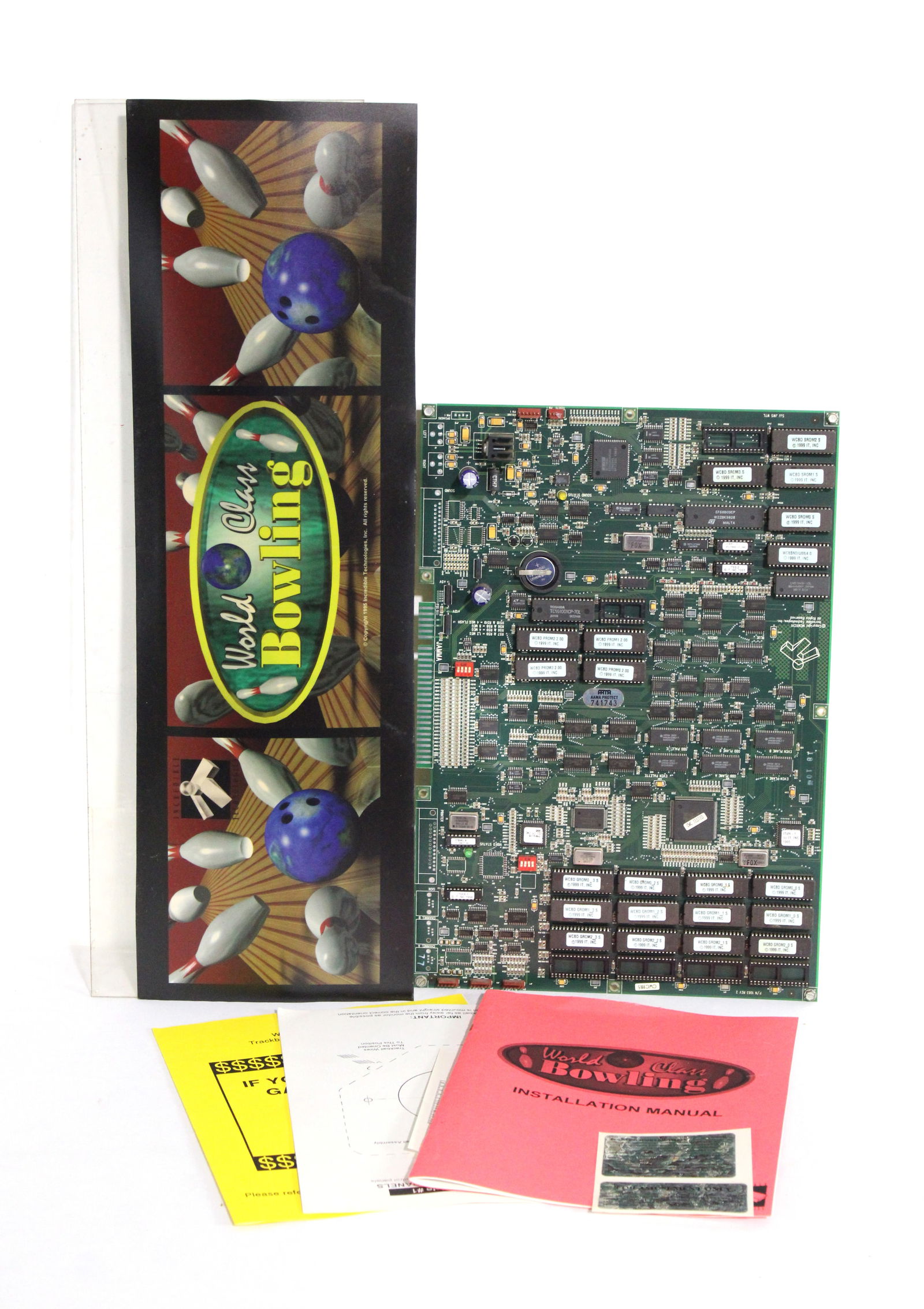 IT World Class Bowling Board, Header and Manuals (1 of 1)