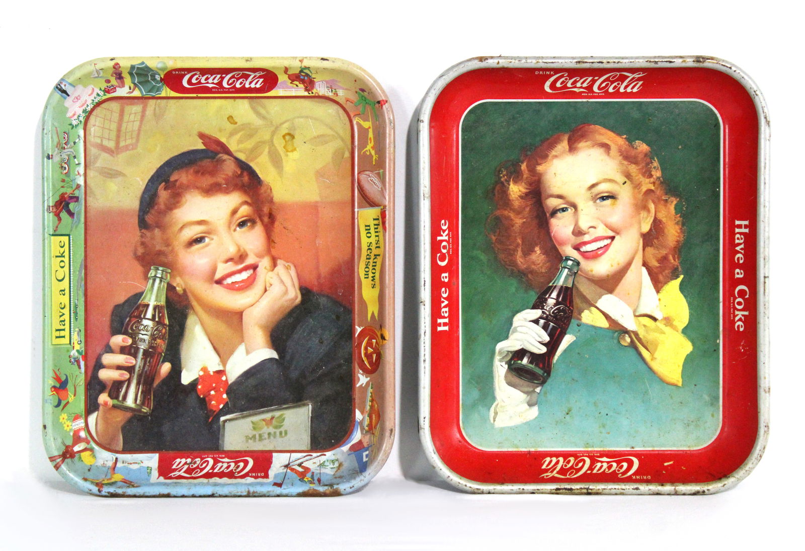 Coca Cola Advertising Trays (1 of 2)